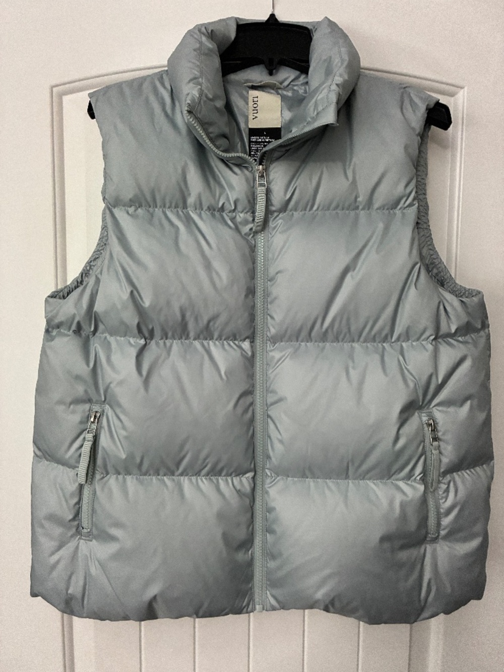 Vuori Hillside Down Puffer Vest Women’s Large Chalk Blue